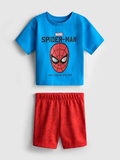 0-36mths | MARVEL Spider-Man T-Shirt and Shorts Set