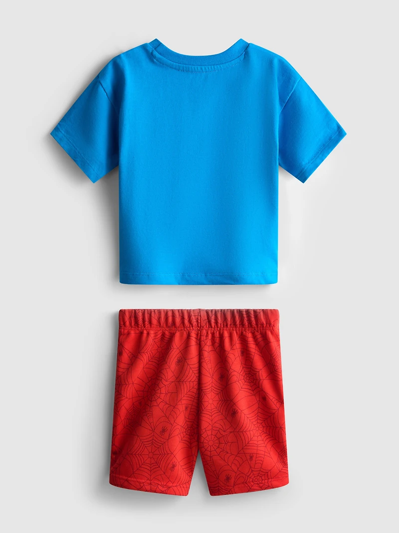 0-36mths | MARVEL Spider-Man T-Shirt and Shorts Set