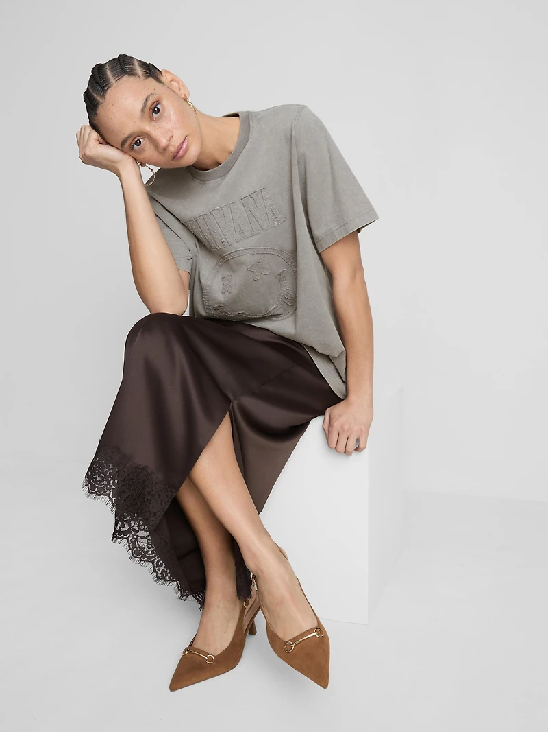 Relaxed Nirvana Graphic Band Tee