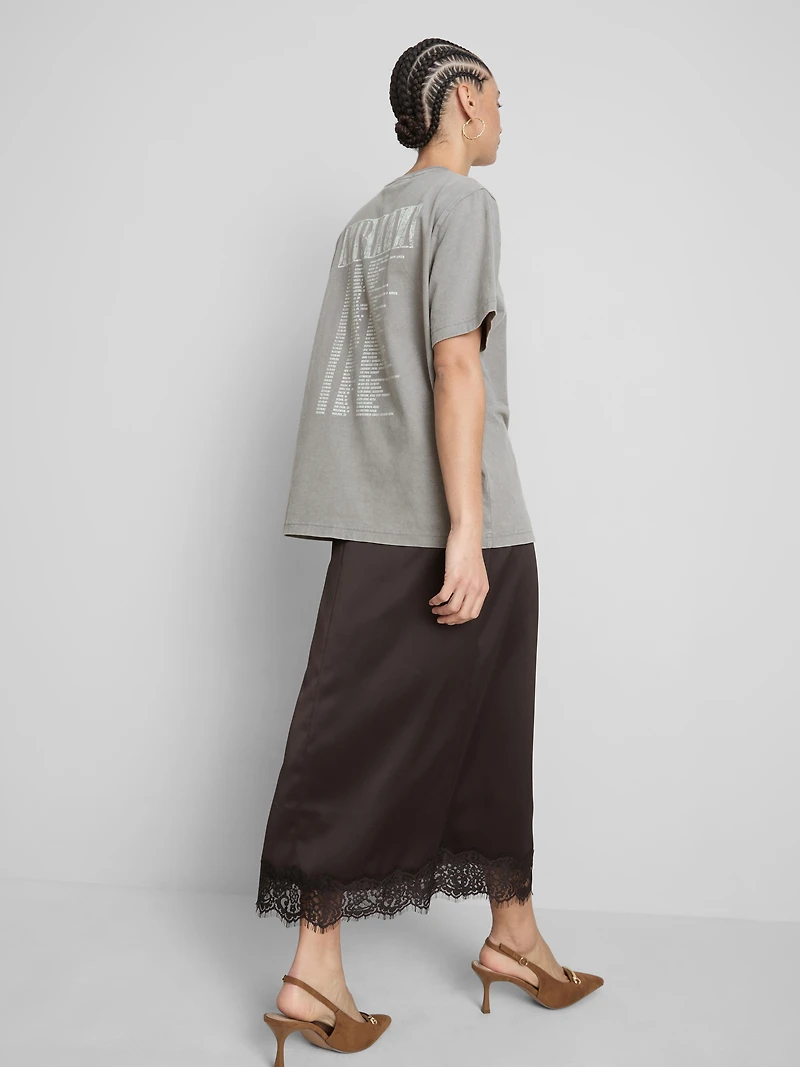 Relaxed Nirvana Graphic Band Tee