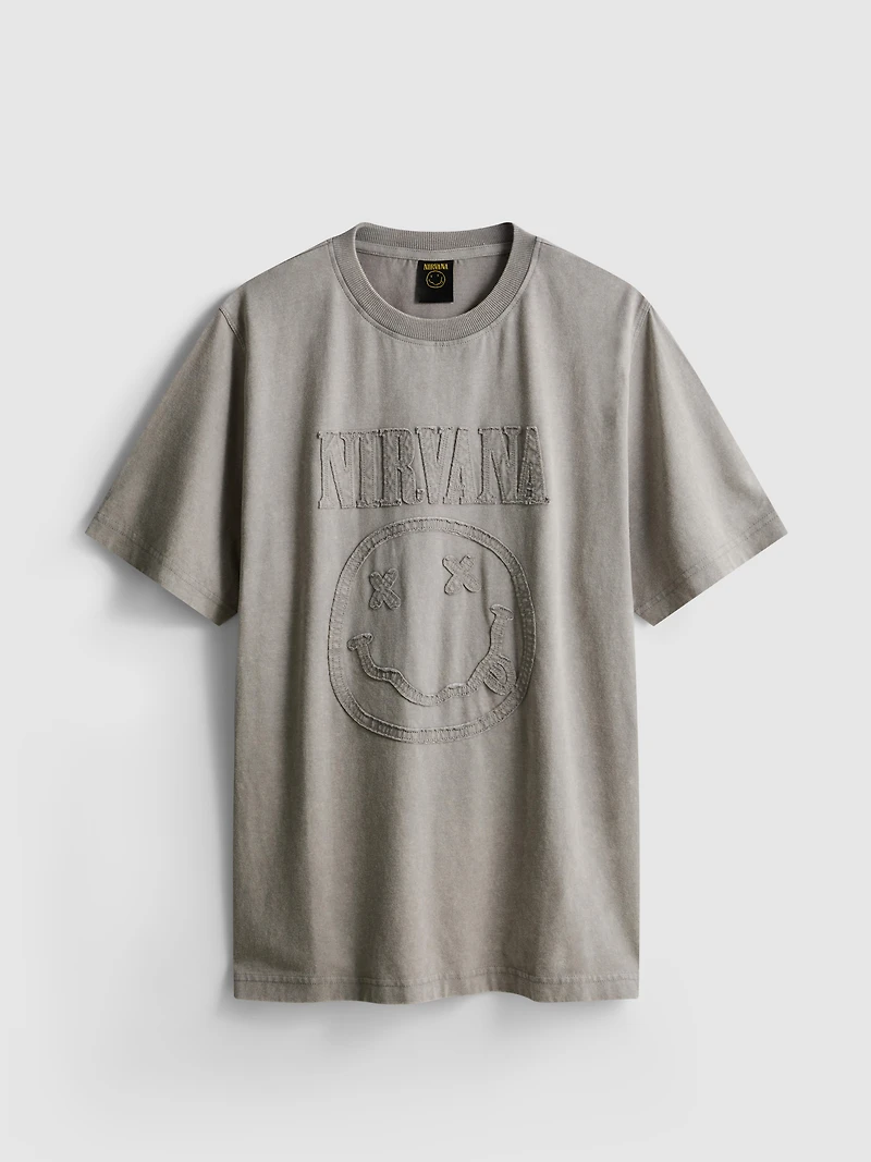 Relaxed Nirvana Graphic Band Tee