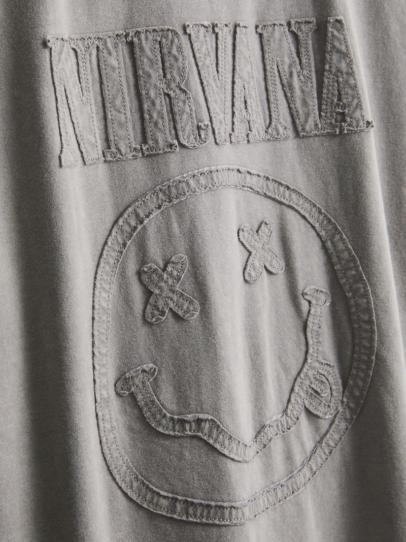 Relaxed Nirvana Graphic Band Tee