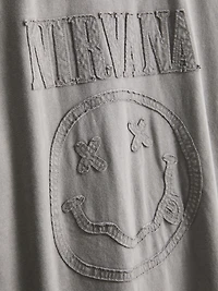 Relaxed Nirvana Graphic Band Tee