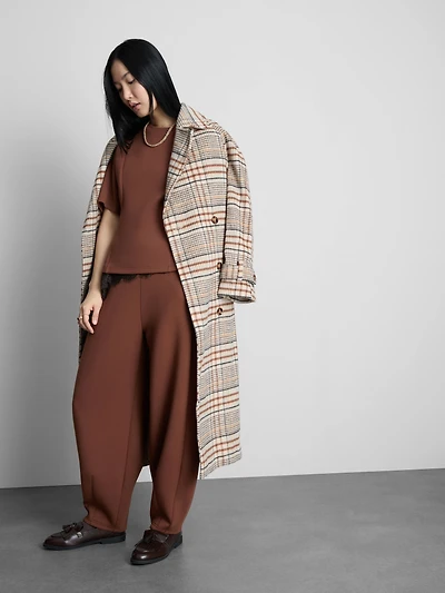 The Edit Scuba Seam-Detail Tee