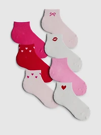 7pk Valentine’s Pattern Socks