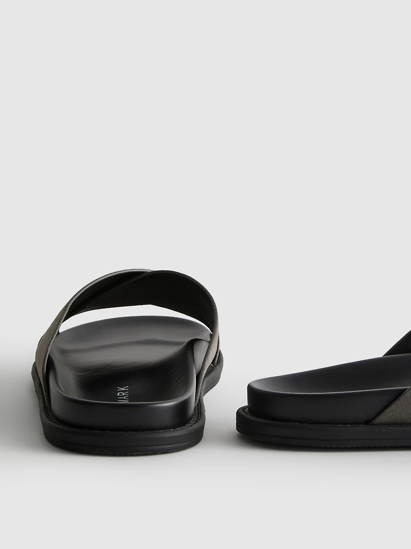 Cross Strap Pool Slides