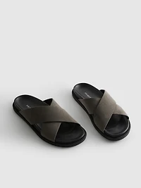 Cross Strap Pool Slides