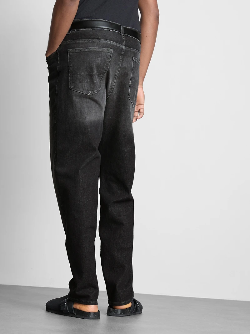 Mid-Rise Straight-Leg Jeans