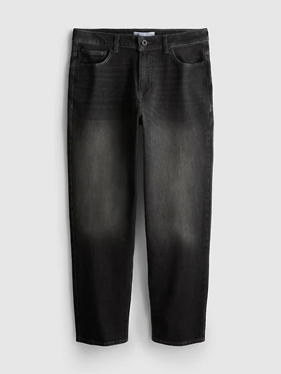 Mid-Rise Straight-Leg Jeans