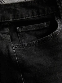 Mid-Rise Straight-Leg Jeans