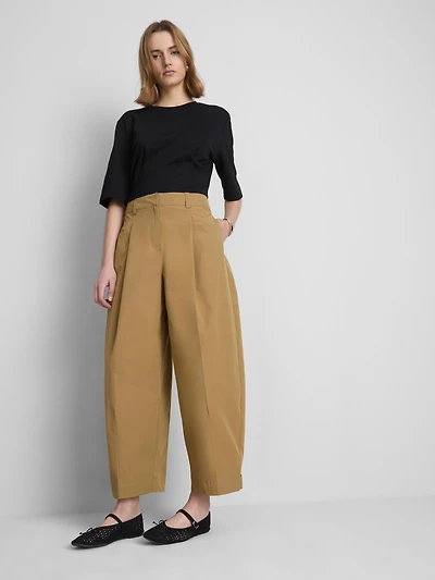 The Edit Tapered Cropped Pants