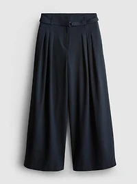 The Edit Wide Leg Pleated Pants