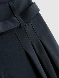 The Edit Wide Leg Pleated Pants