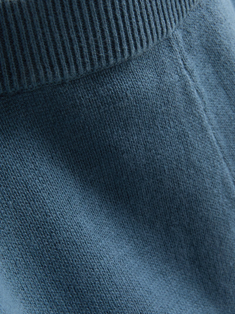 1.5-8yrs | Stripe Knit Polo Shirt and Shorts Set