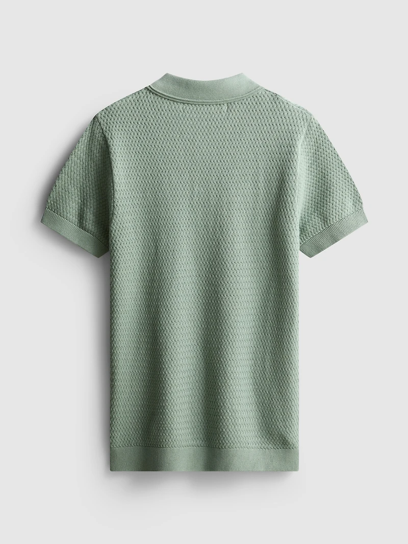 7-15yrs | Knit Polo Shirt