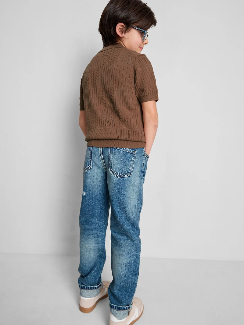 7-15yrs | Knit Polo Shirt