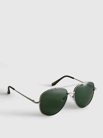 Tinted Aviator Sunglasses