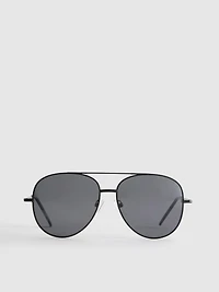 Tinted Aviator Sunglasses