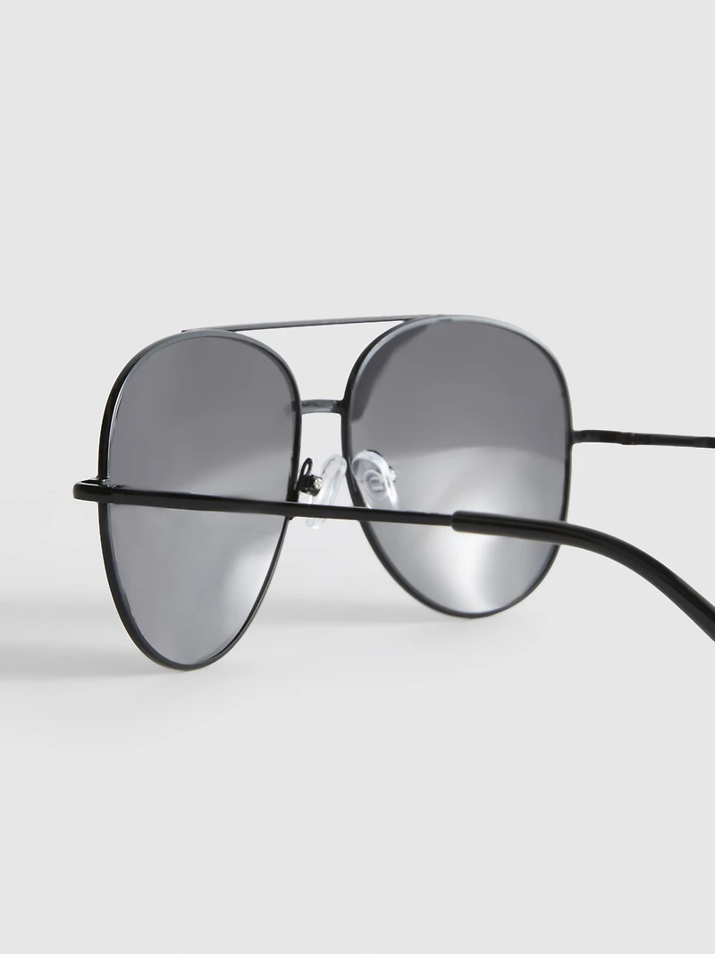 Tinted Aviator Sunglasses