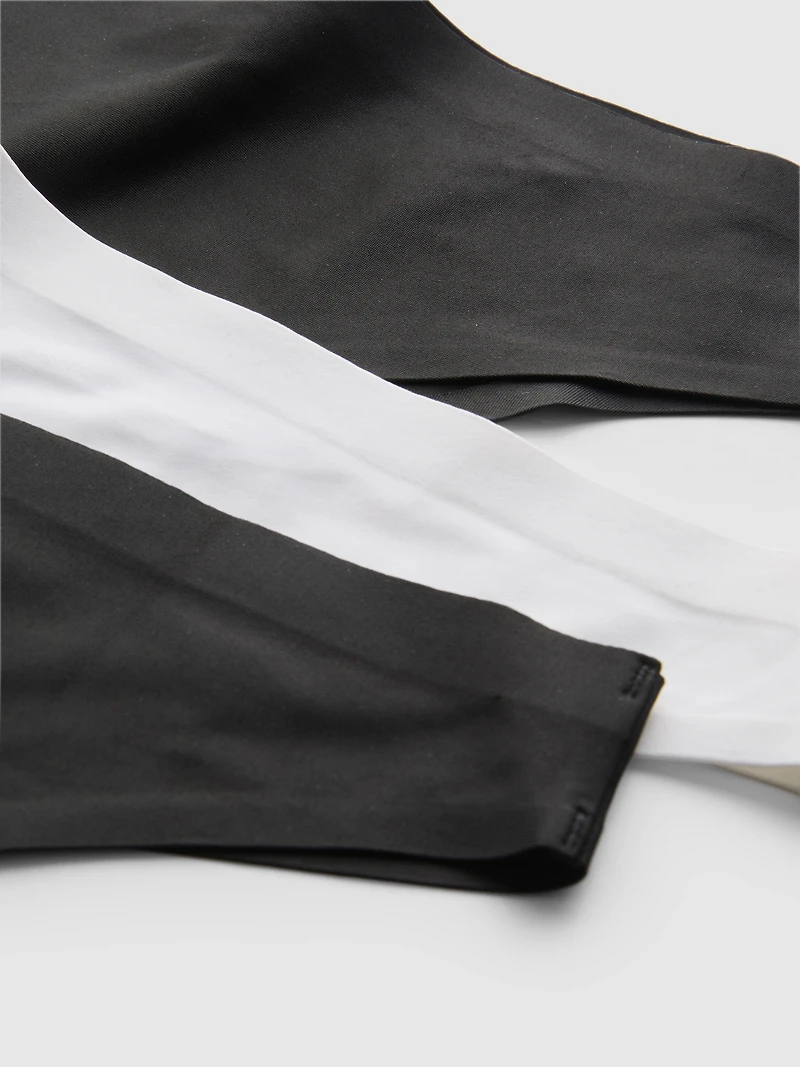 3pk Invisible Brazilian Briefs