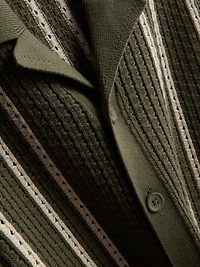 7-15yrs | Stripe Knit Shirt