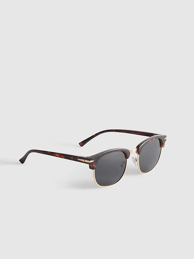 Tinted Clubmaster Sunglasses