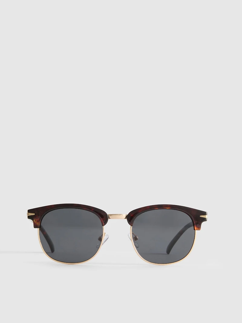 Tinted Clubmaster Sunglasses