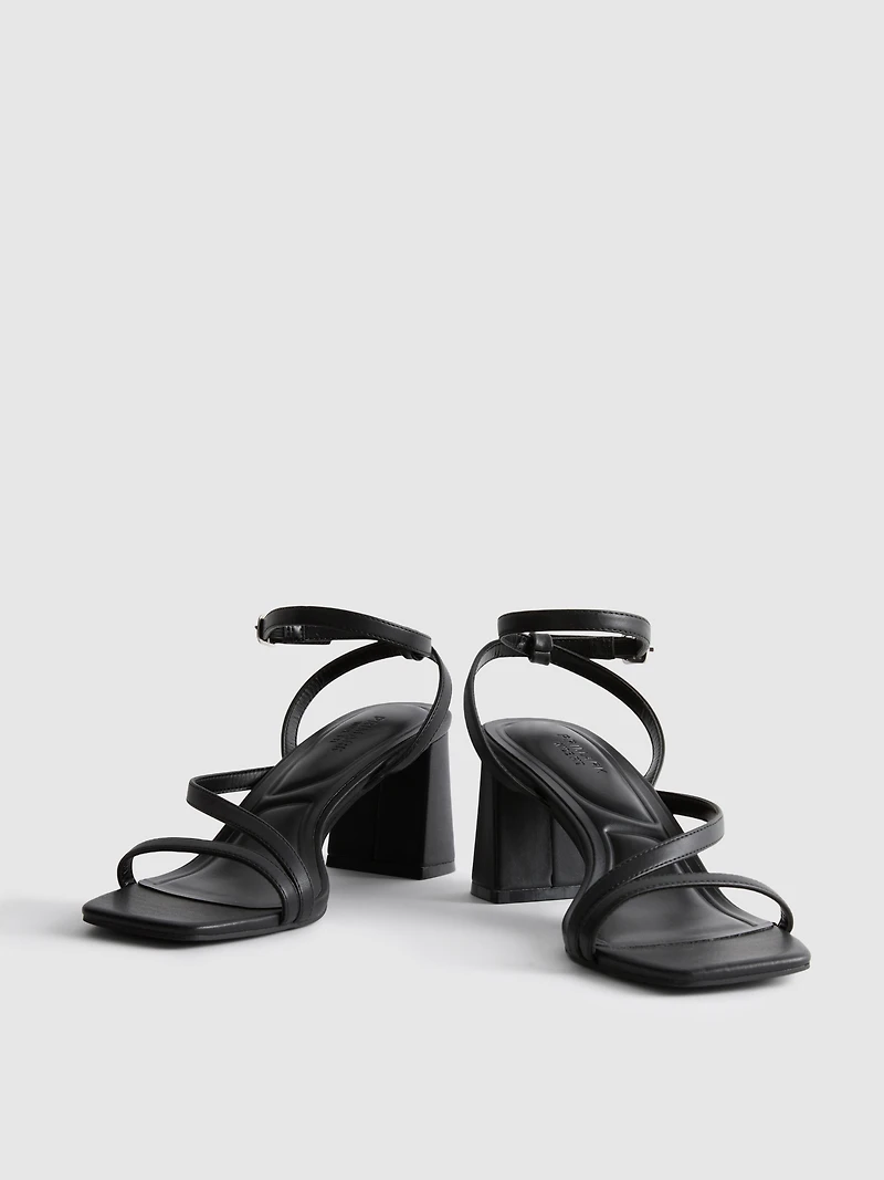 Wide Fit Block Heel Sandals