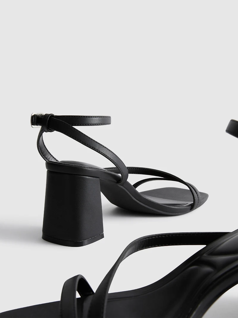 Wide Fit Block Heel Sandals