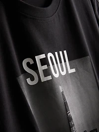 Short Sleeve Seoul Graphic T-Shirt