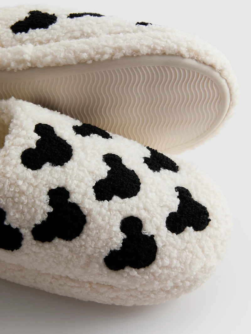 Disney’s Mickey Mouse Fleece Mule Slippers
