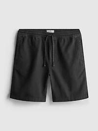 Textured Drawstring Shorts