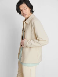 The Edit Pique Collared Jacket