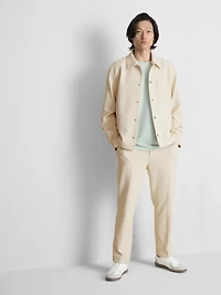 The Edit Pique Collared Jacket
