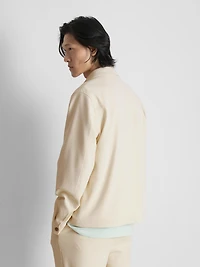 The Edit Pique Collared Jacket