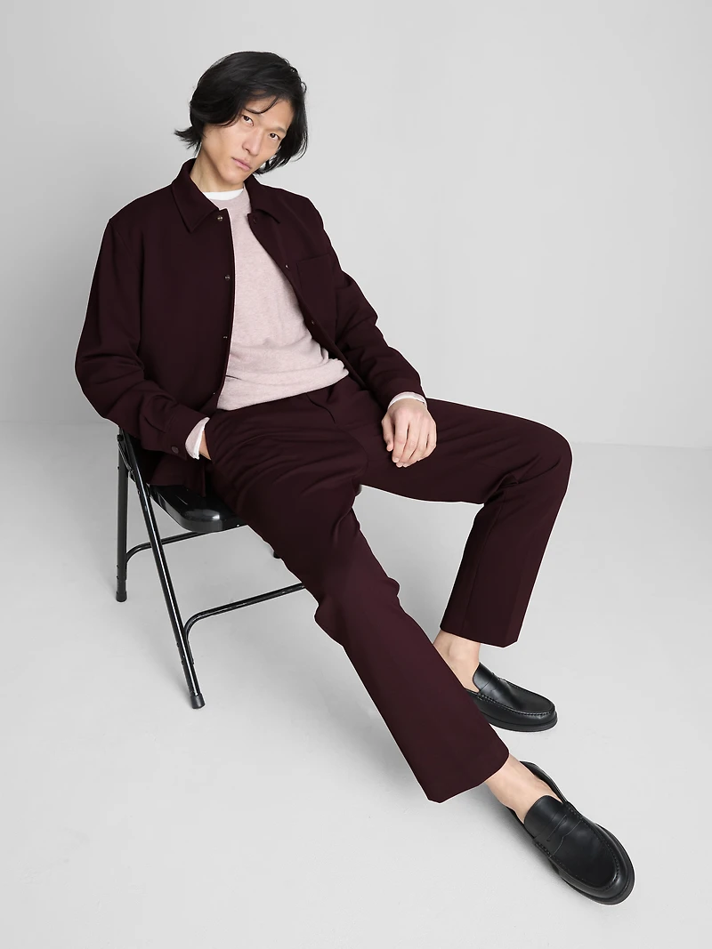 The Edit Pique Collared Jacket