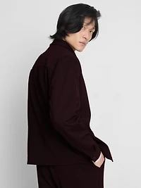 The Edit Pique Collared Jacket