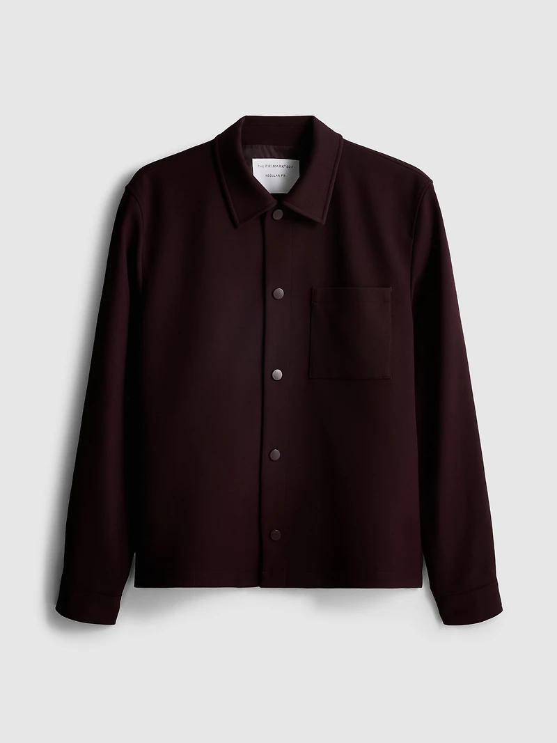 The Edit Pique Collared Jacket