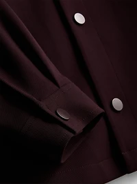 The Edit Pique Collared Jacket