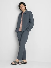 The Edit Pique Collared Jacket