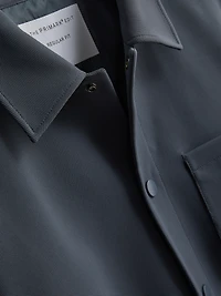 The Edit Pique Collared Jacket
