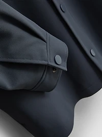 The Edit Pique Collared Jacket