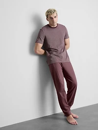 Textured Long Pajamas