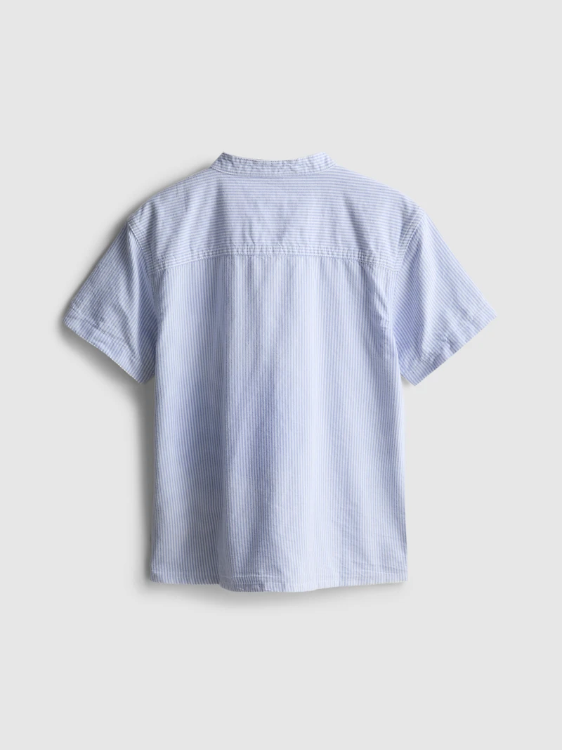 7-15yrs | Band Collar Shirt