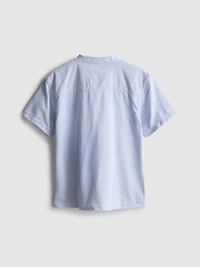 7-15yrs | Band Collar Shirt