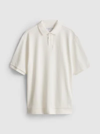 The Edit Ribbed Polo Shirt