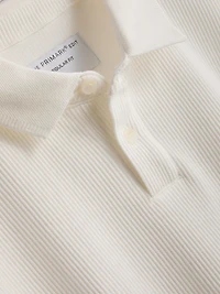 The Edit Ribbed Polo Shirt
