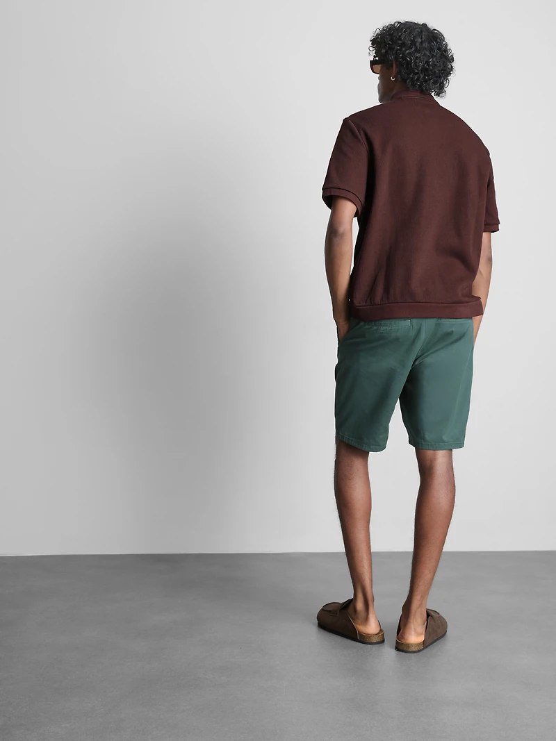 The Edit Ribbed Polo Shirt