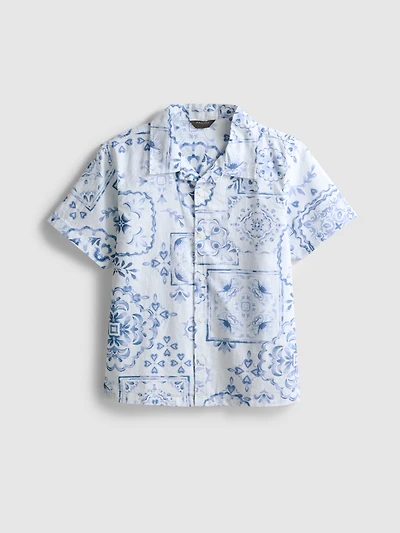 7-15yrs | Tile Print Shirt
