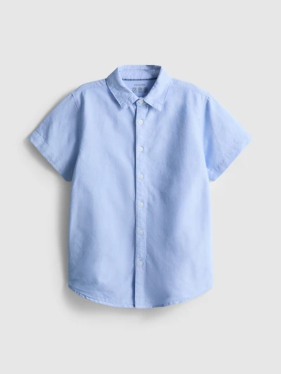 7-15yrs | Short Sleeve Oxford Shirt
